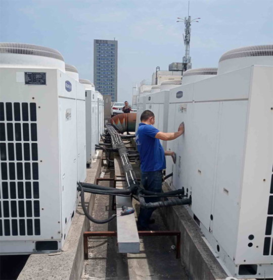 乌苏中央空调制热和不制冷系统维修方法